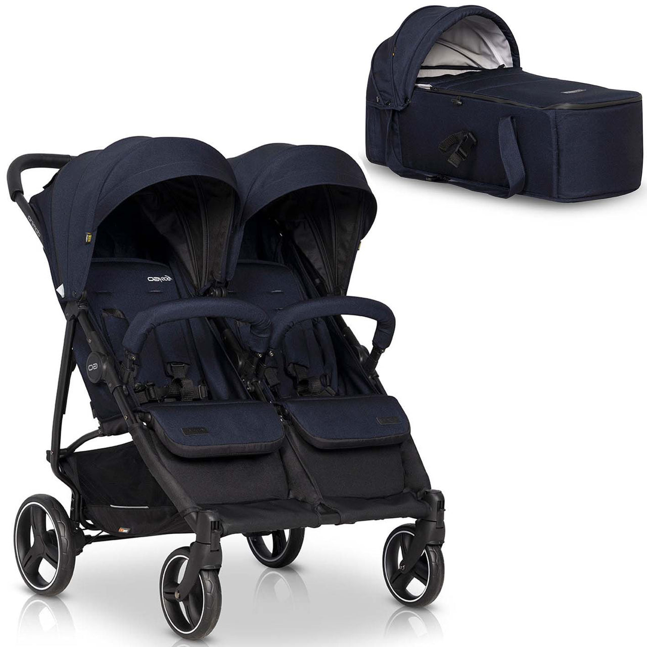 EasyGO DOMINO side-by-side 2in1 | Cosmic blue - Hula Hula Baby