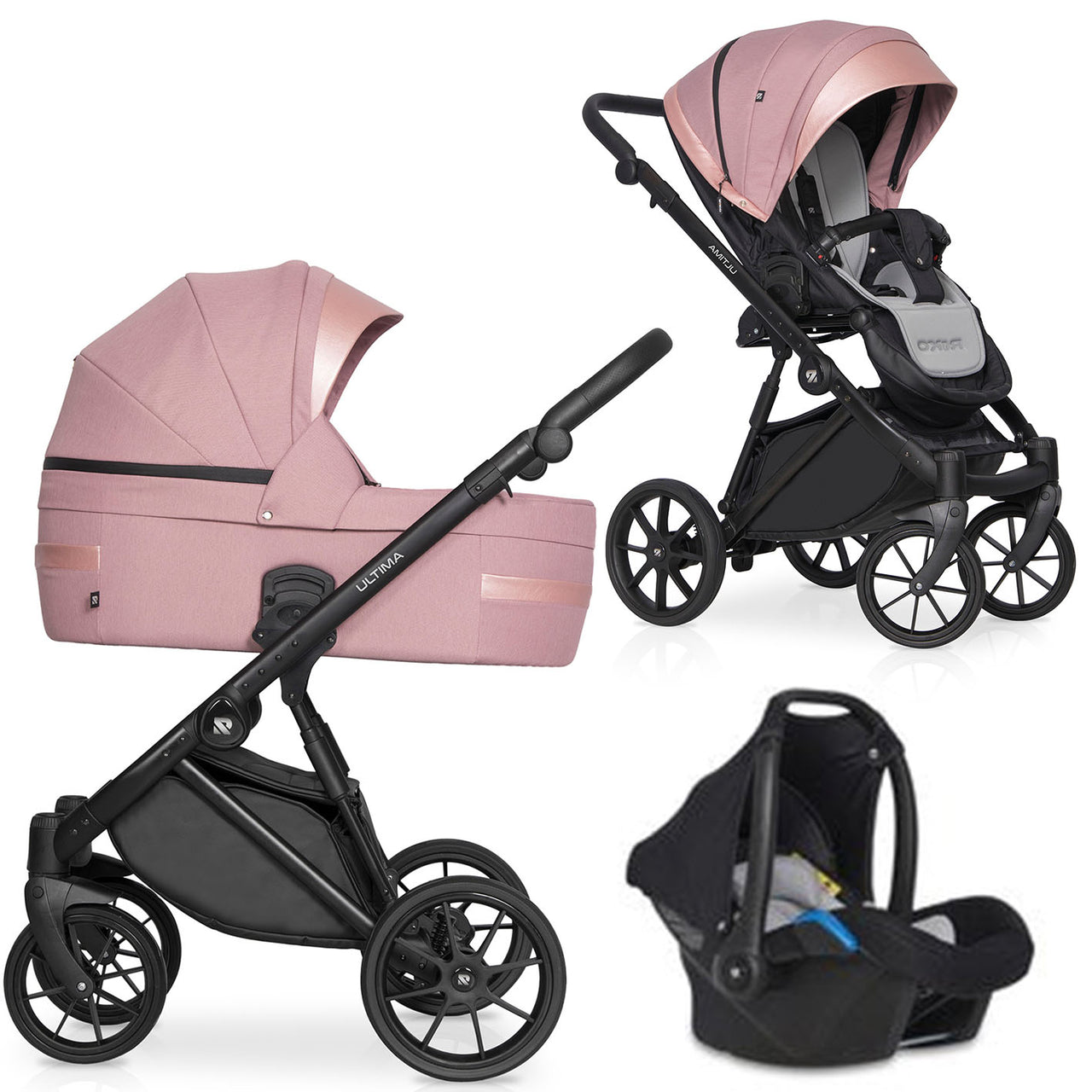Riko ULTIMA ULTRA LIGHT 3in1 | Pink - Hula Hula Baby