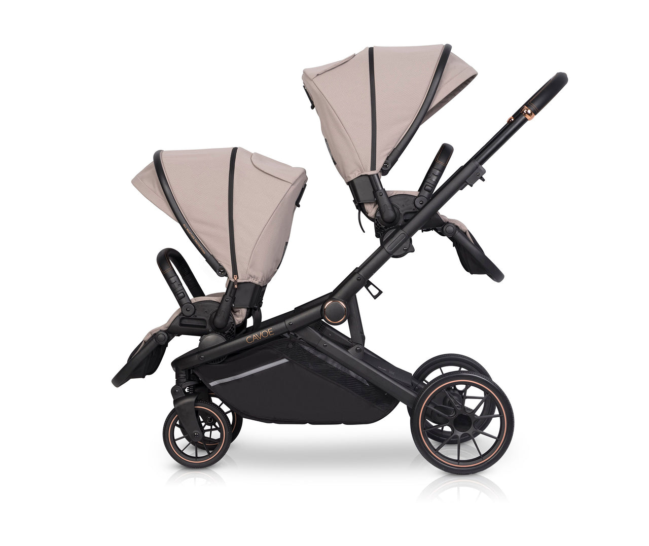 Cavoe AVEC tandem 3in1 | Taupe - Hula Hula Baby