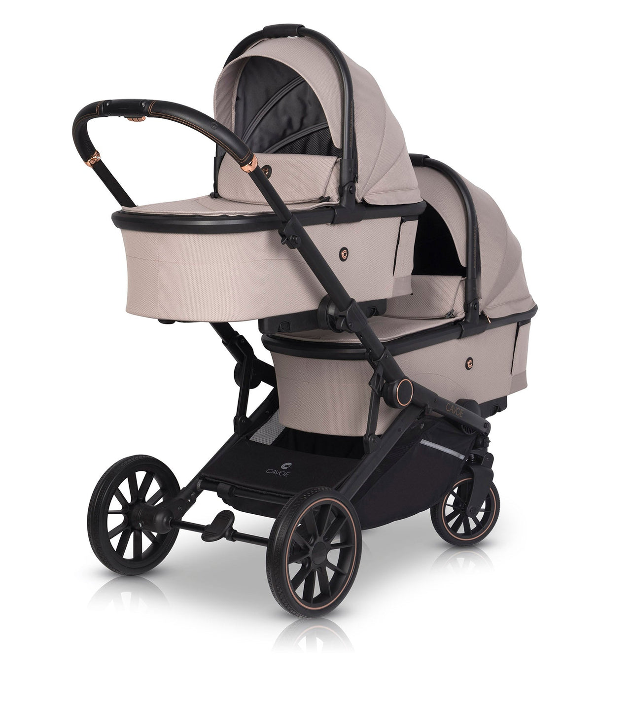 Cavoe AVEC tandem 2in1 | Taupe - Hula Hula Baby