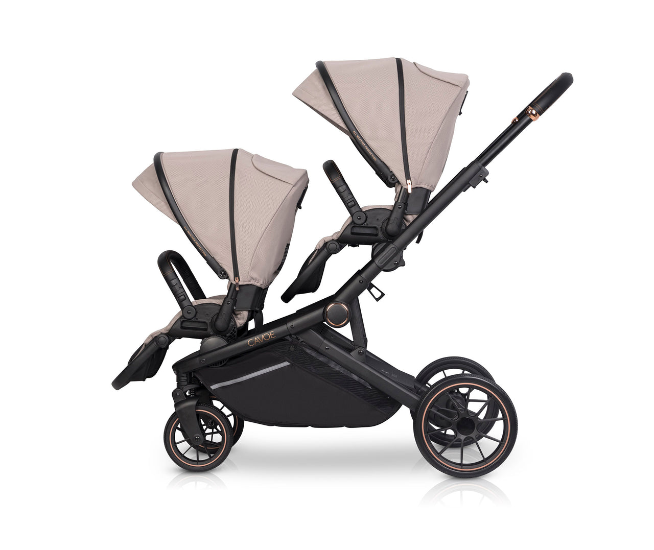 Cavoe AVEC tandem 3in1 | Taupe - Hula Hula Baby