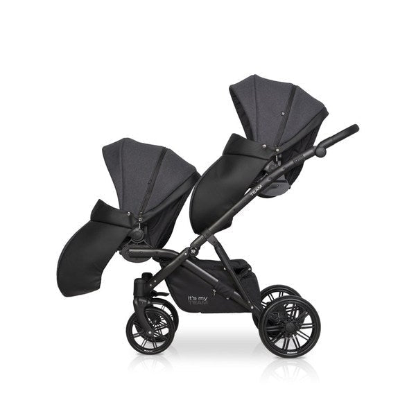 Riko TEAM tandem 3in1 | Anthracite - Hula Hula Baby