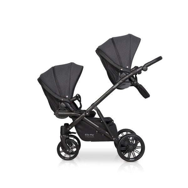 Riko TEAM tandem 3in1 | Anthracite - Hula Hula Baby